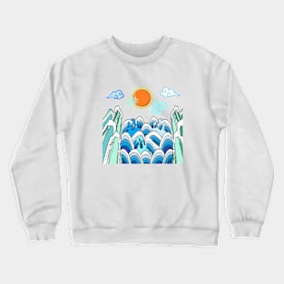 wave Crewneck Sweatshirt